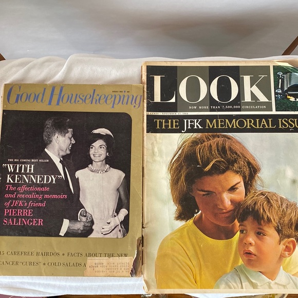Good housekeeping with the Kennedys, look magazine, JFK Memorial issue - Picture 1 of 8